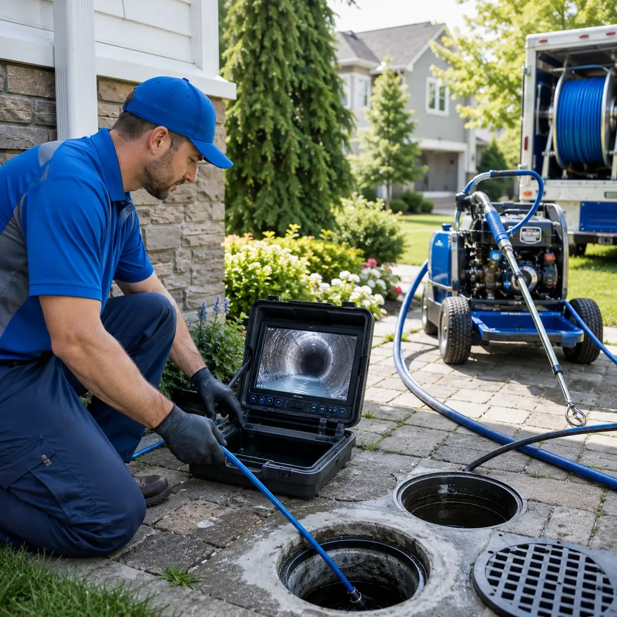 Outdoor drain cleaning professionals serving Elm Grove, WI