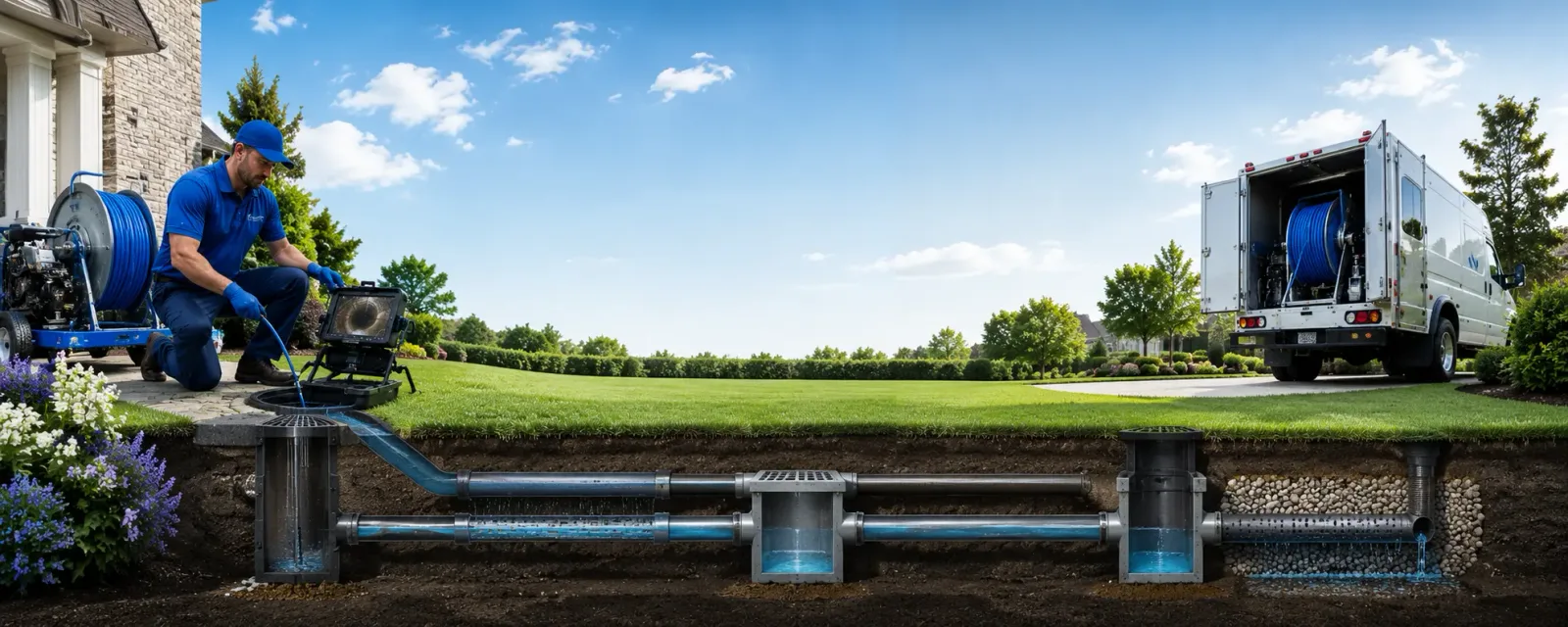 Outdoor drain cleaning information for Elm Grove, WI